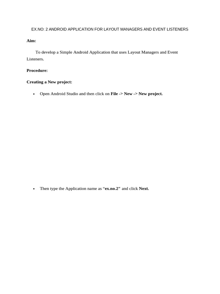 ex2 (1) | PDF | Android (Operating System) | System Software
