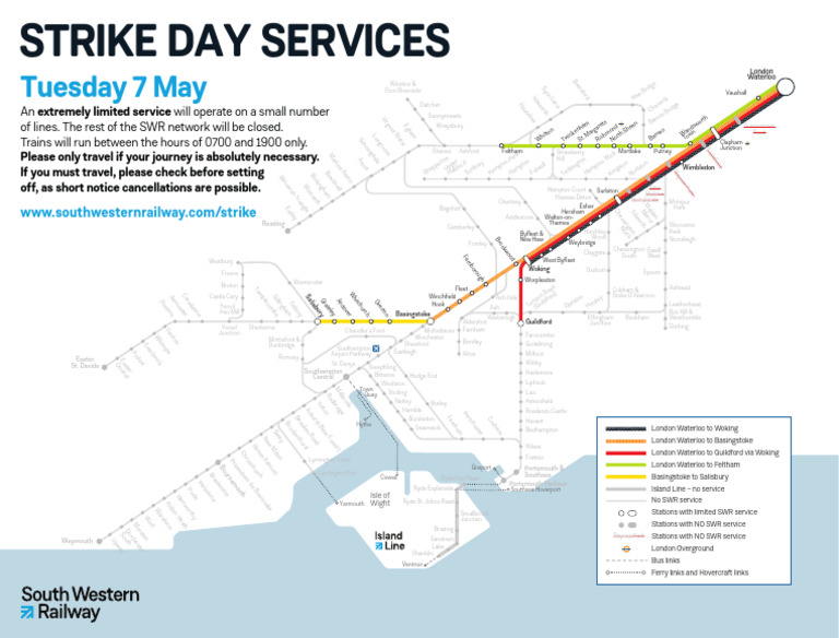 Tuesday 7 May Strike Map 1 | PDF