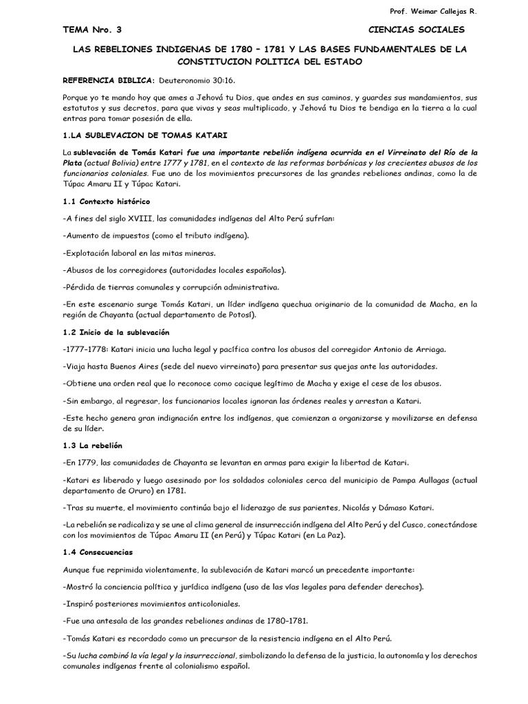 TEMA 3 - 2DO DE SEC | PDF