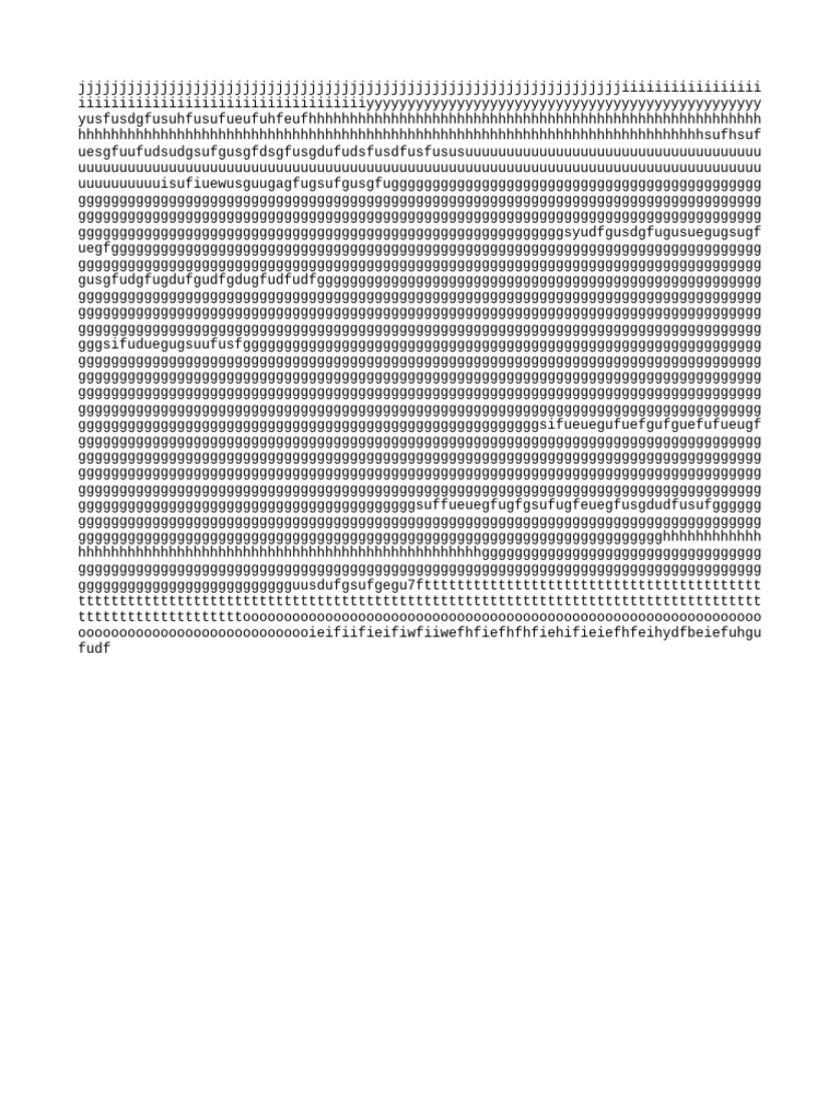 Nonsensical Text Document Analysis | PDF