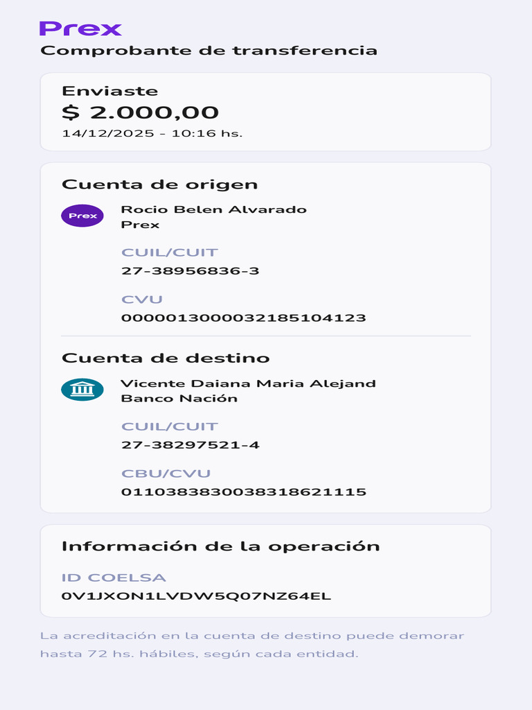 Comprobante de Transferencia Bancaria | PDF