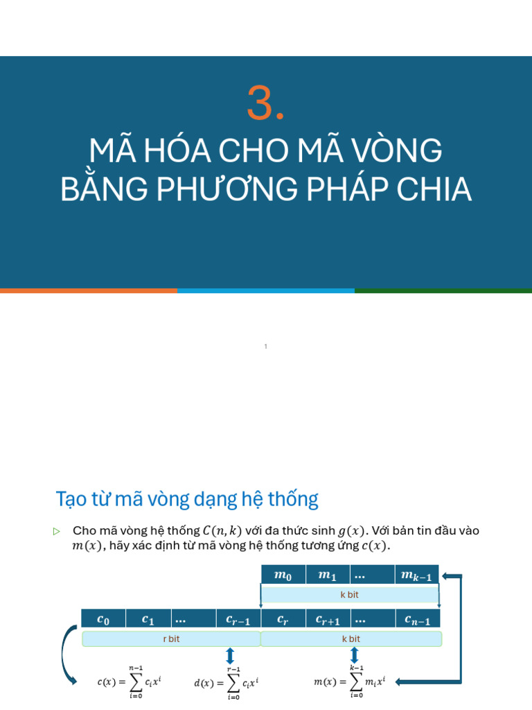 5 - C5. Mã Hóa Kênh - Part2 | PDF
