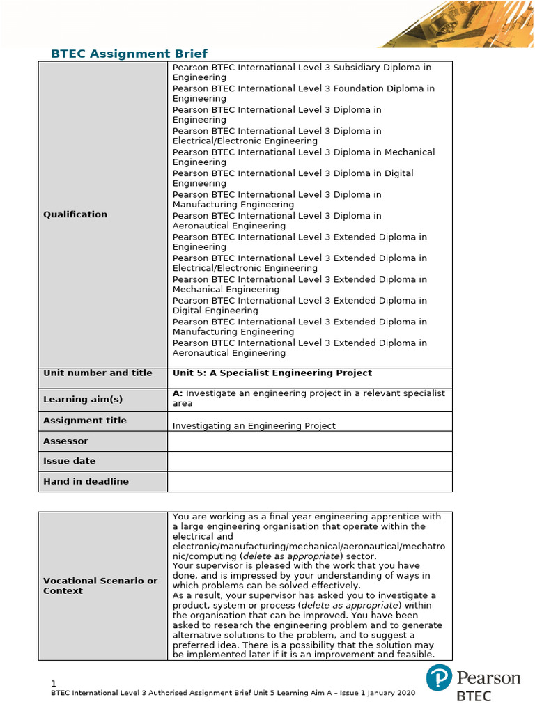 Engineering Project Investigation Guide | PDF | Feasibility Study ...
