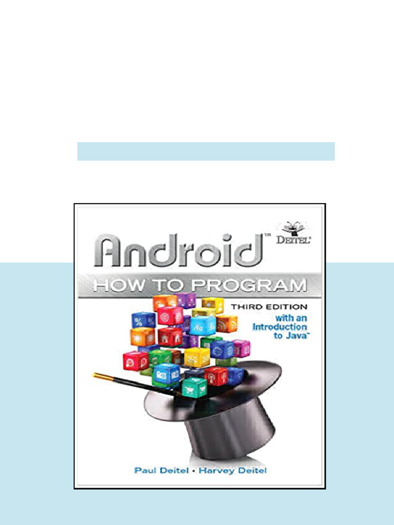 (PowerPoint) Android How to Program 3rd Edition by Paul Deitel Full ...