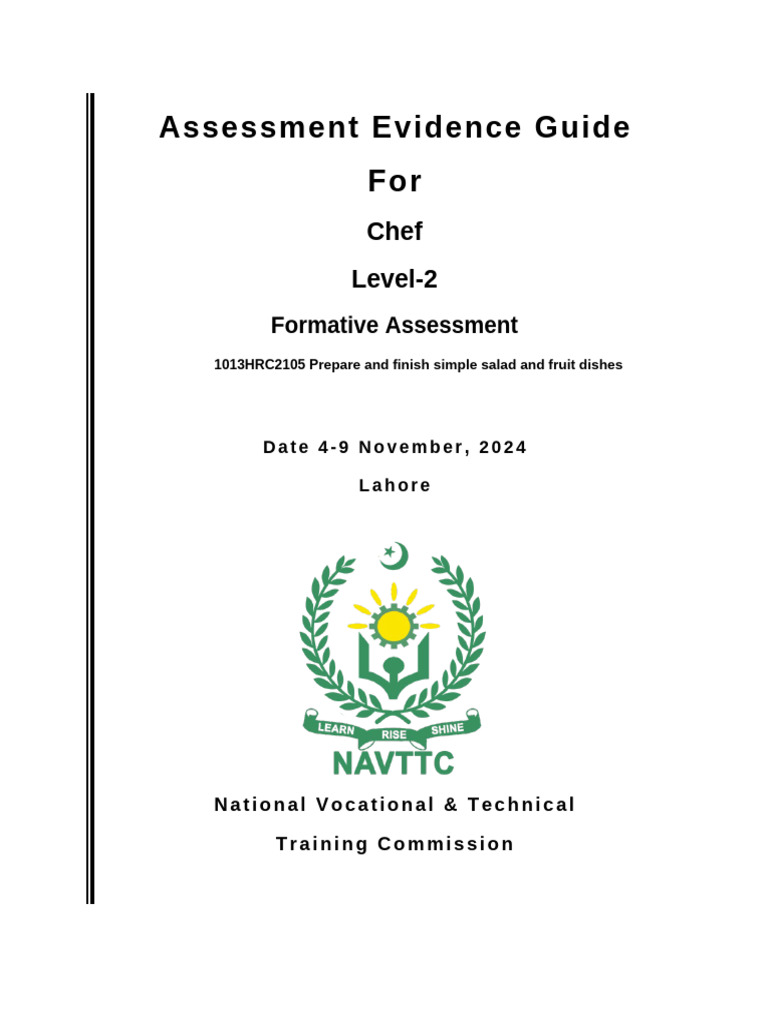 Assessment pack module 5 | PDF