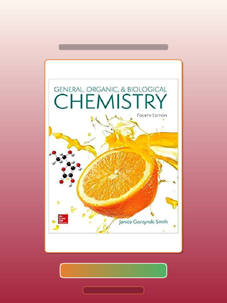 Test Bank for General Organic Biological Chemistry 4th Edition | PDF ...
