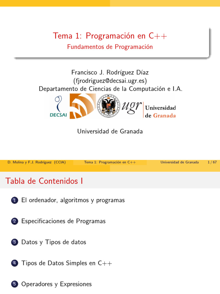 Fundamentos de Programación en C++ | PDF | C ++ | Programación de ...