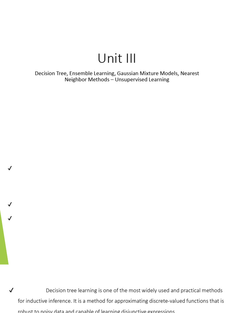ML UNIT-3 | PDF | Statistical Classification | Machine Learning