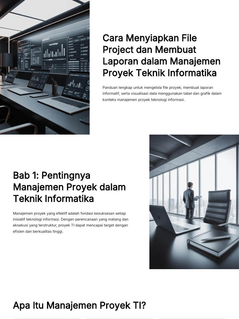 Panduan Manajemen Proyek TI dan Laporan | PDF