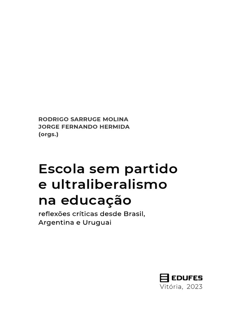 5 - Os Fundamentos Gerais Do Movimento Escola Sem Partido | PDF ...