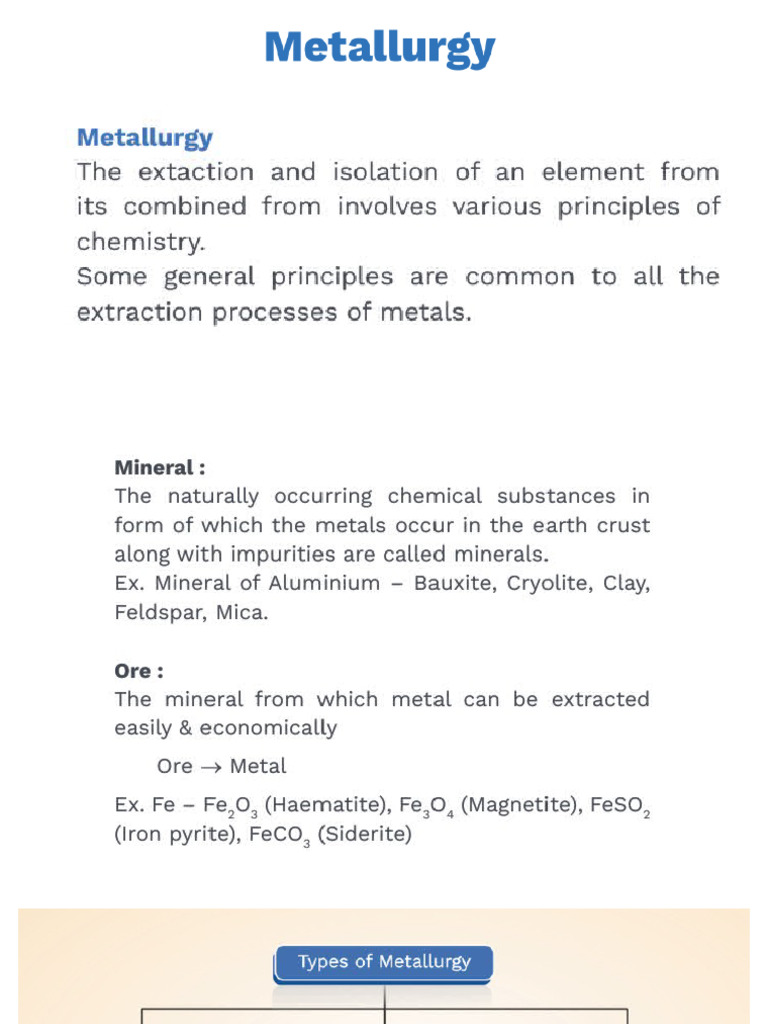 Metallurgy Class | PDF