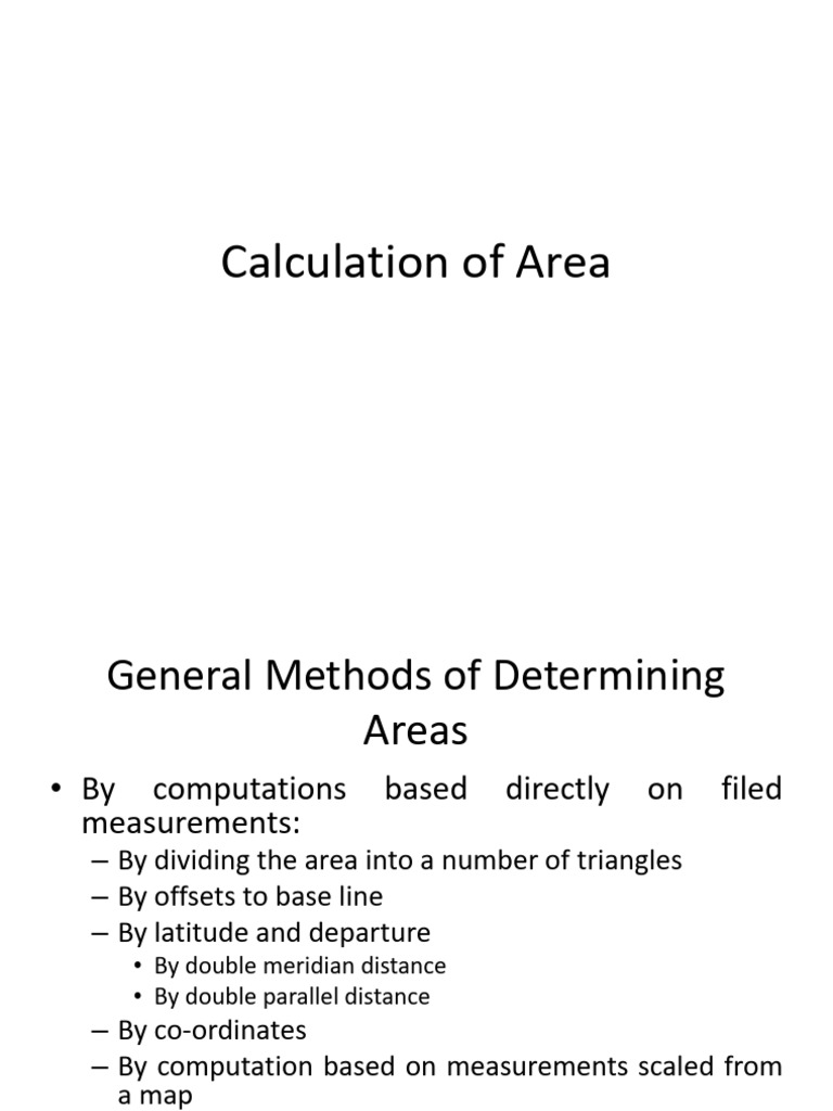 Area | PDF | Area | Geometry