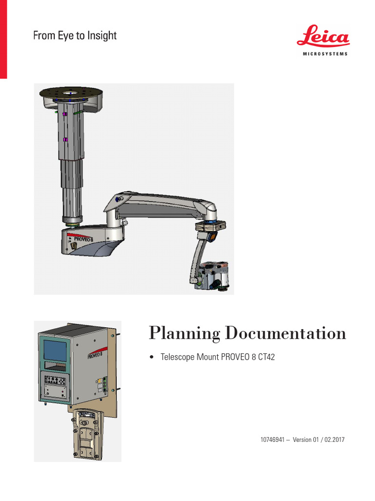 PROVEO 8 CT42 Ceiling Mount Guide | PDF | Wall | Wavelength