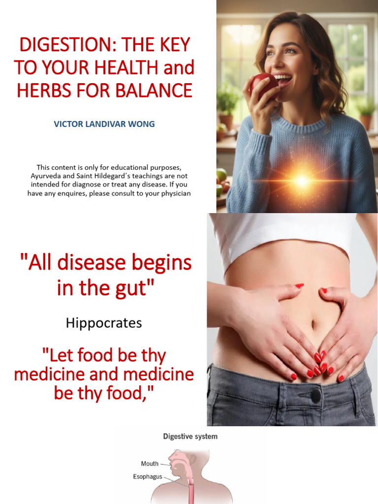 Ayurvedic Digestion and Herbal Balance Guide | PDF | Ayurveda | Ginger