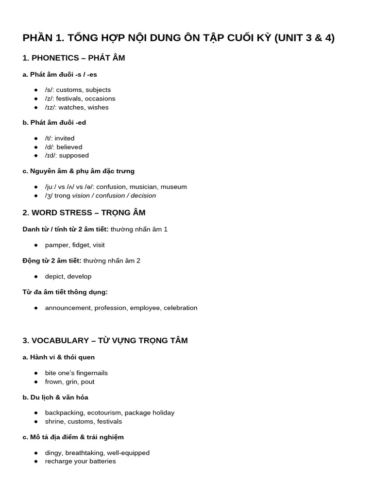 Unit 3 & 4 Practice Test | PDF
