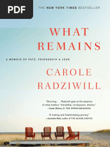 A Memoir by The Real Housewives of NYC Cast Member Carole Radziwill: What Remains