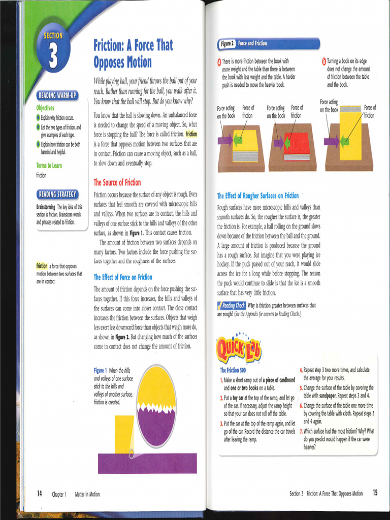 Friction Text | PDF