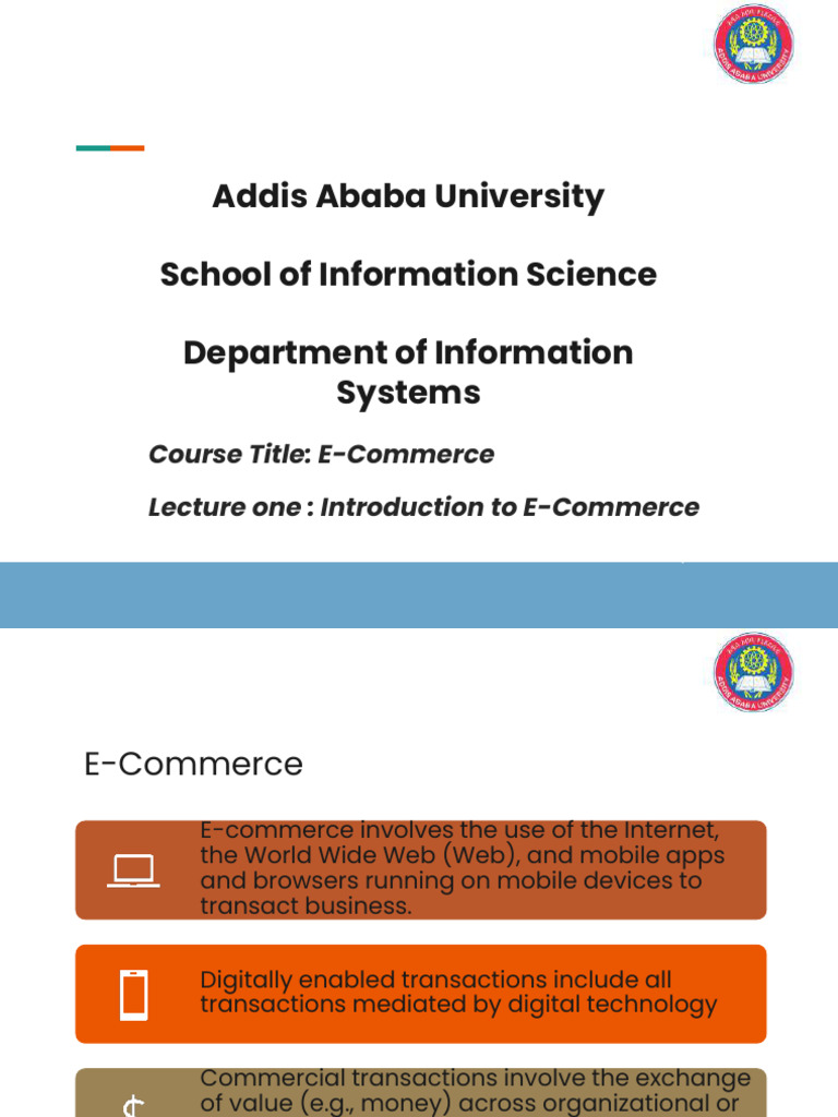 E-Commerce Fundamentals and Trends | PDF | E Commerce | Mobile App