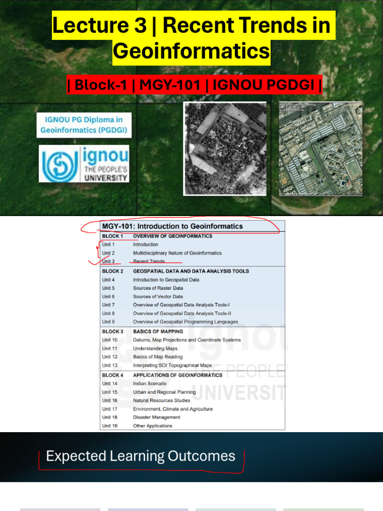 Recent Trends in Geoinformatics | PDF | Geographic Information System ...