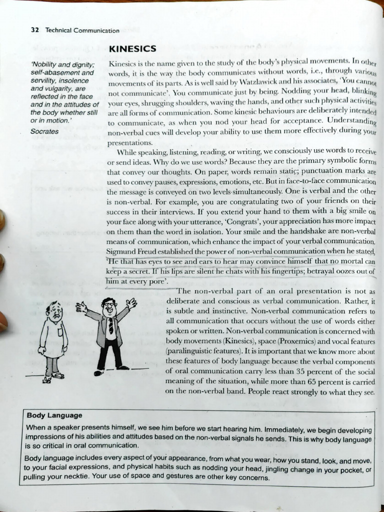 UNIT 1 Features of Non-Verbal Communication | PDF