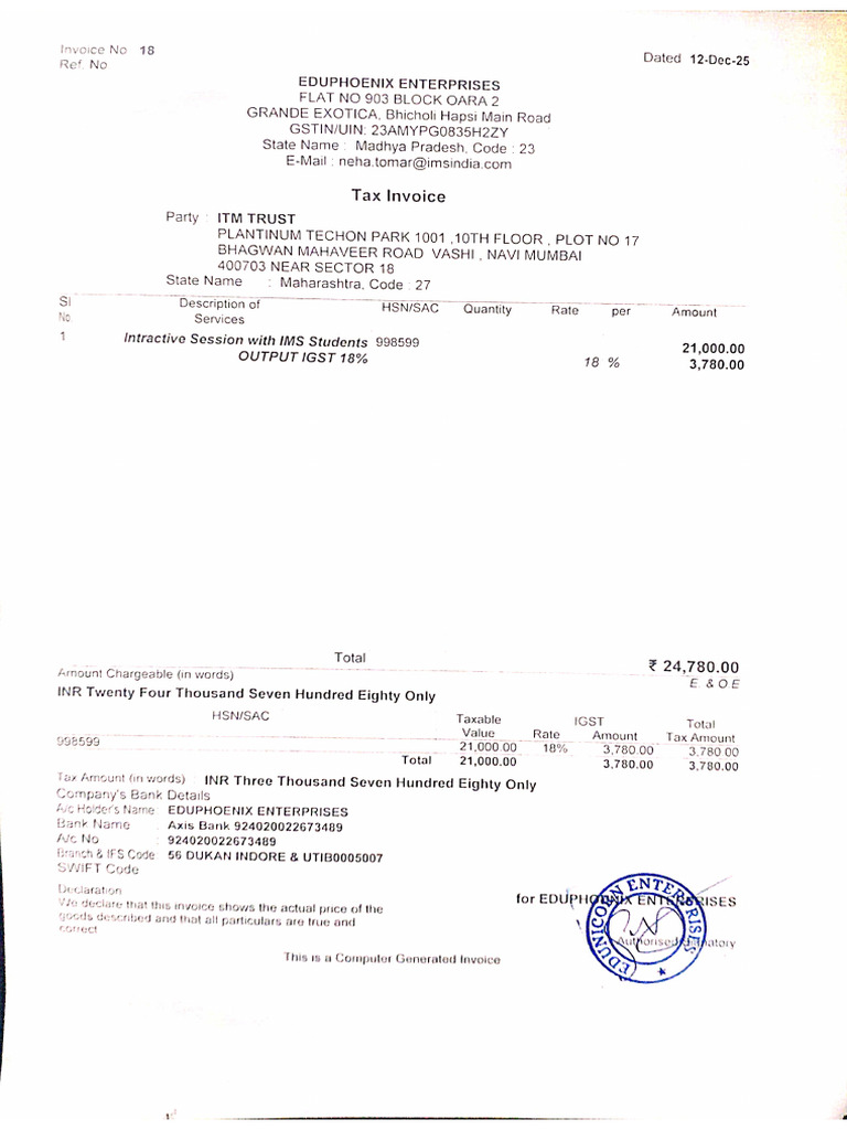 DocScanner Invoice IMS | PDF