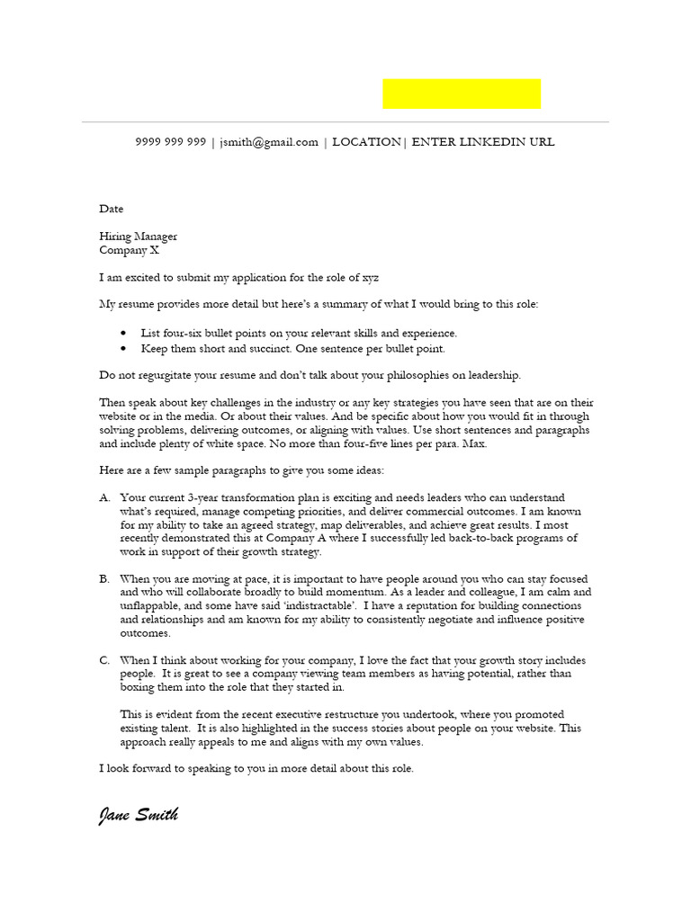 JANE SMITH Sample | PDF