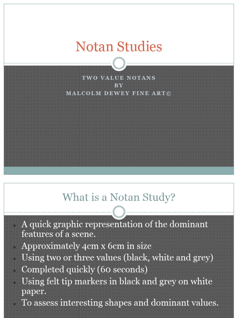 Notan+2+value+Studies | PDF