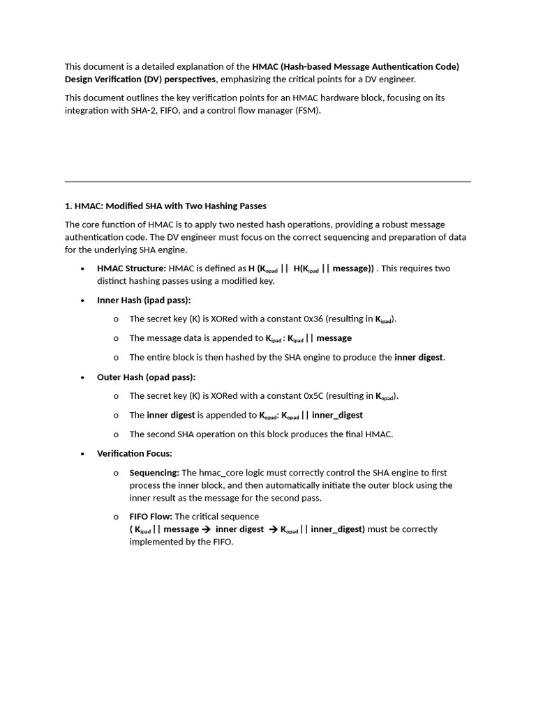 Hmac DV | PDF | Computer Engineering | Computing