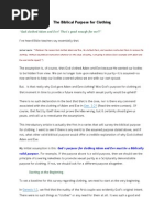 Download The Biblical Purpose for Clothing by DEM SN96752374 doc pdf