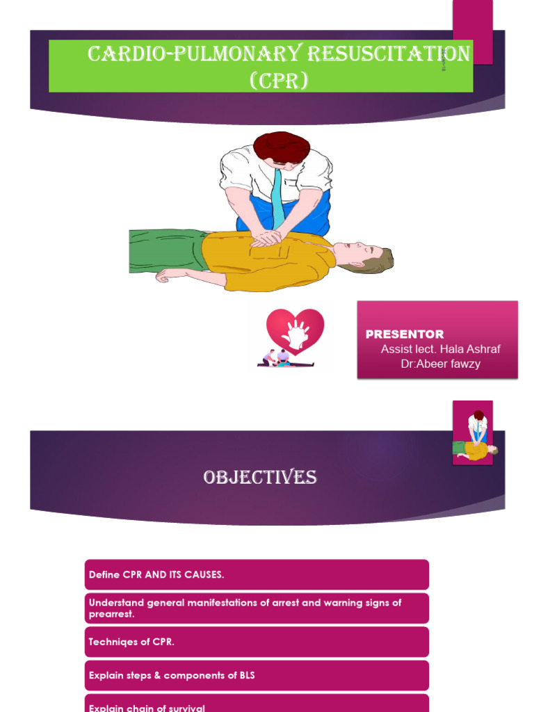 Cardio Pulmonary Resuscitation (CPR)-HALA | PDF | Cardiopulmonary ...