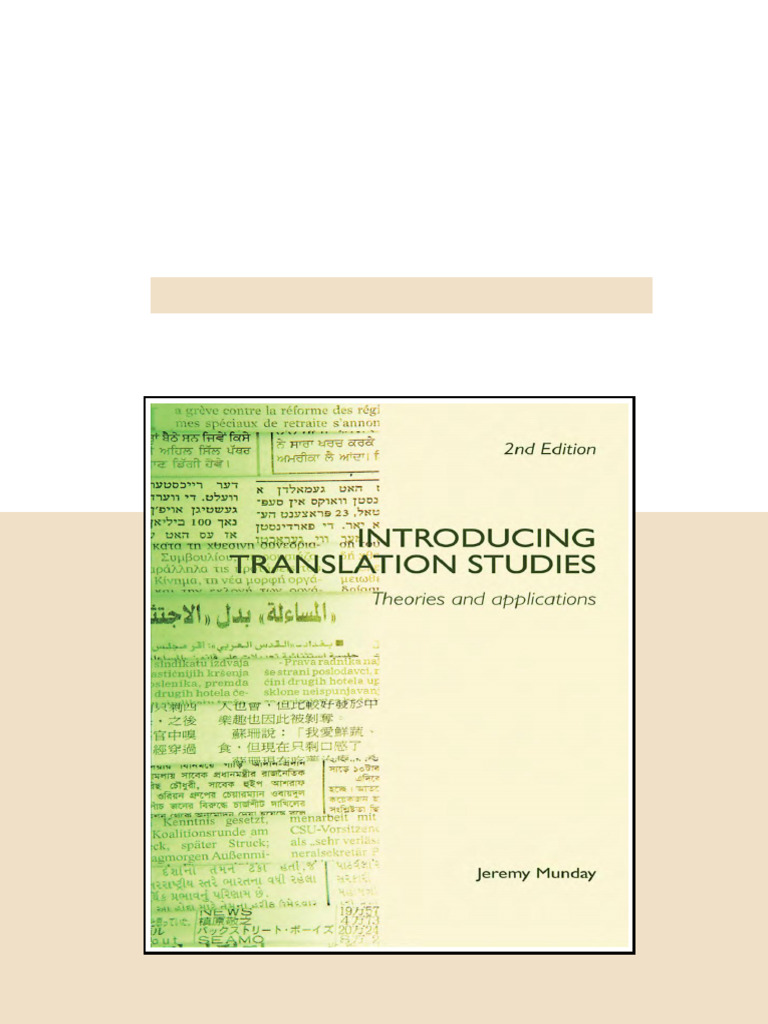 Introducing Translation Studies Theories and Applications 2nd Edition ...