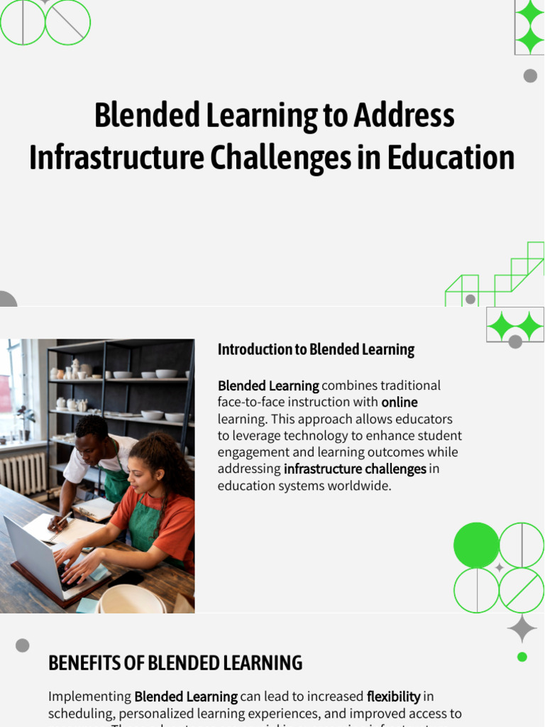 Slidesgo Leveraging Blended Learning to Address Infrastructure ...