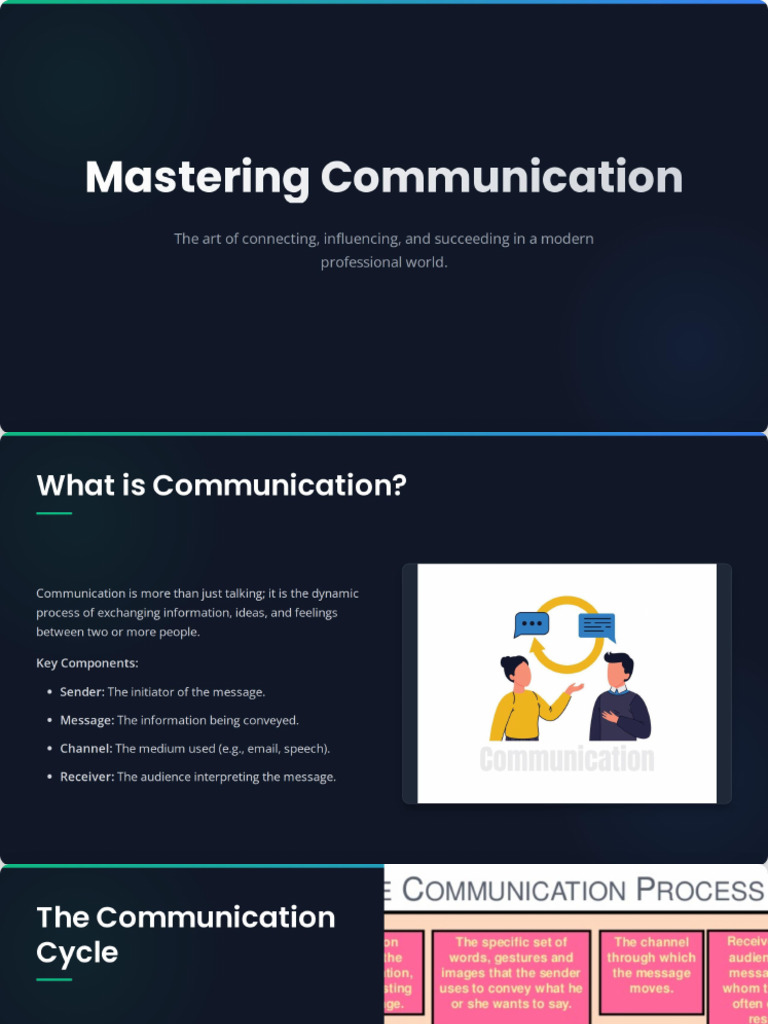 Mastering Communication | PDF