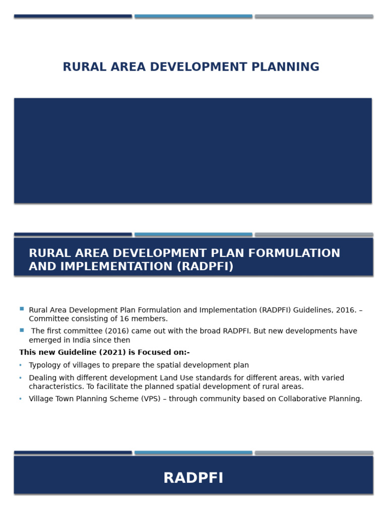 Rural Development Planning Guidelines | PDF | Infrastructure | Economies