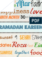 Ramadan Subway Art Free Printable Wall Decor