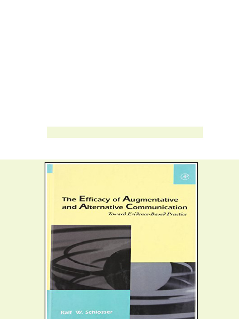 (Ebook) The Efficacy of Augmentative and Alternative Communication ...