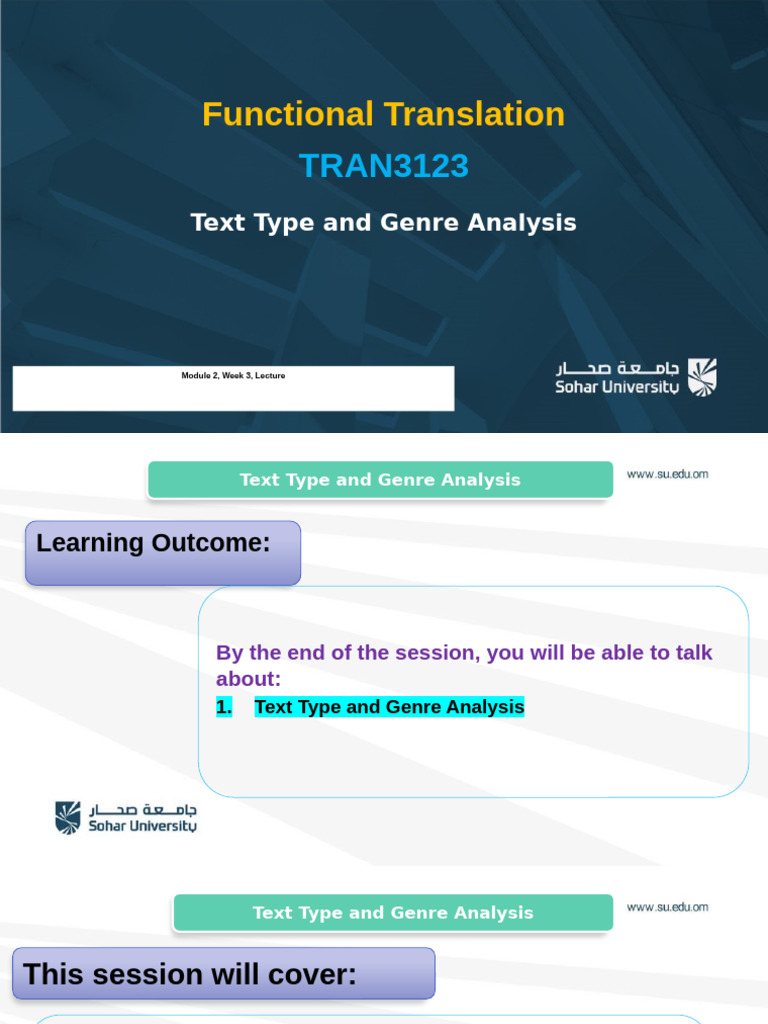 Text Type and Genre Analysis in Translation | PDF | Genre | Information