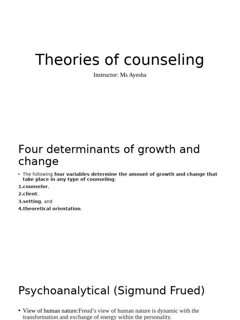 lec 7 | PDF | Rational Emotive Behavior Therapy | Psychoanalysis