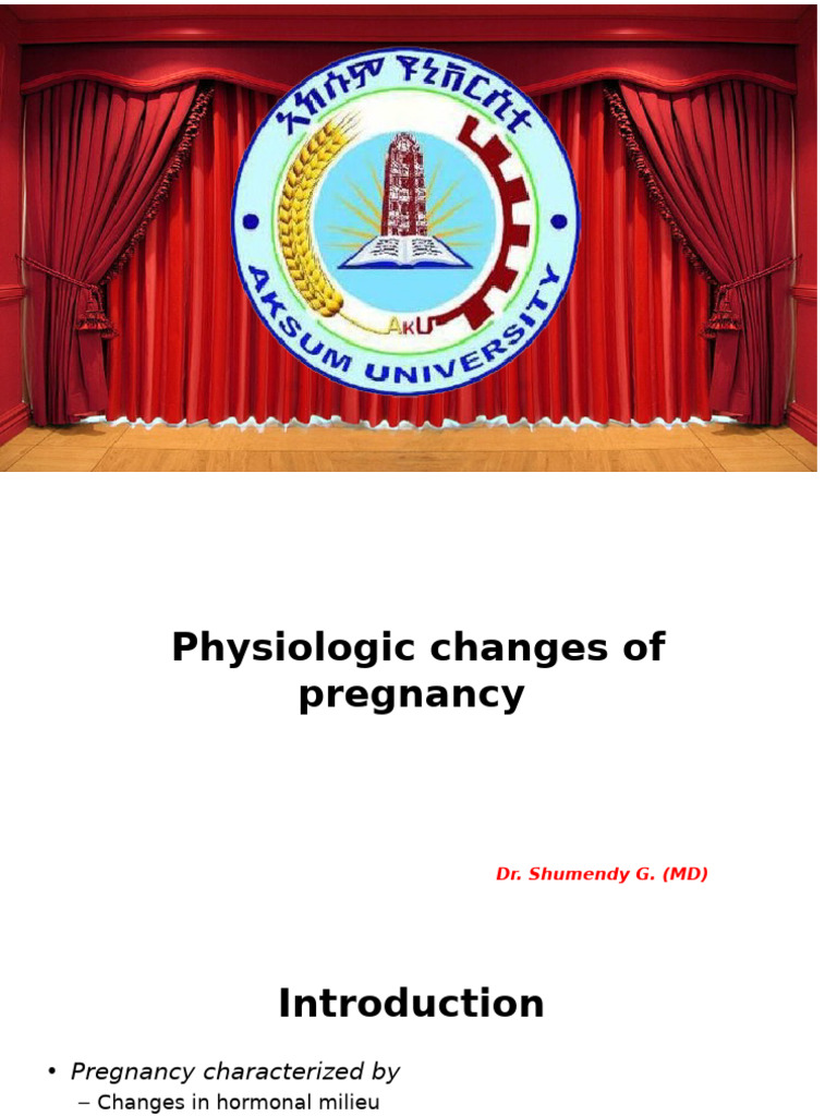 Physiologic Changes During Pregnancy | PDF | Blood Pressure | Pregnancy