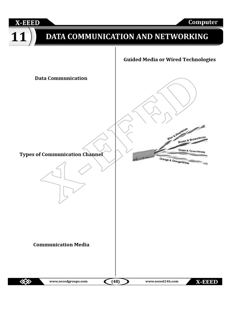 Data Communication and Transmission Media | PDF | Network Topology ...