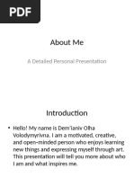Personal Dossier Template | PDF