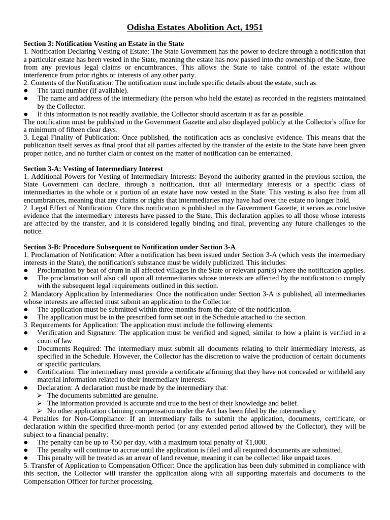 Land Laws - Module 2 Notes | PDF | Leasehold Estate | Lease