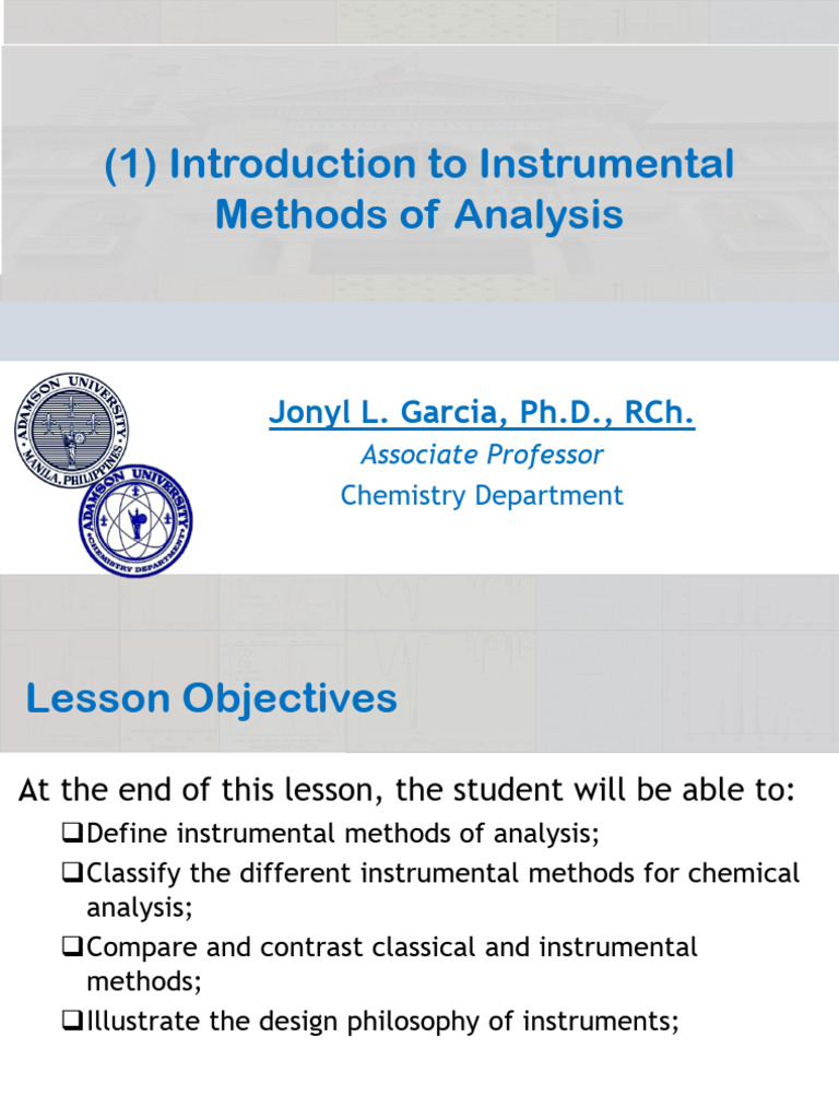 Instrumental Methods of Chemical Analysis | PDF | Analytical Chemistry ...