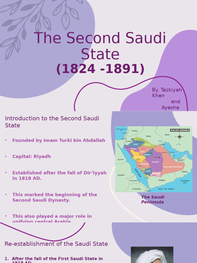 Overview of the Second Saudi State | PDF | House Of Saud | Riyadh