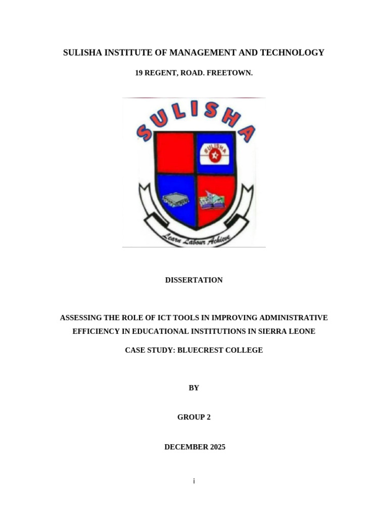 ICT Tools Enhancing Admin Efficiency | PDF | Information And ...