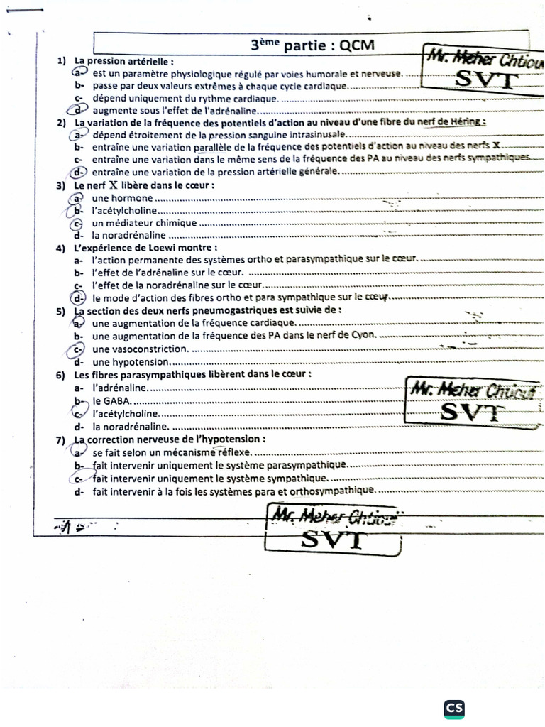 QCM P | PDF