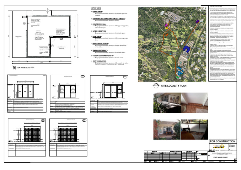 Site Locality Plan for Construction Works | PDF | Door | Building ...