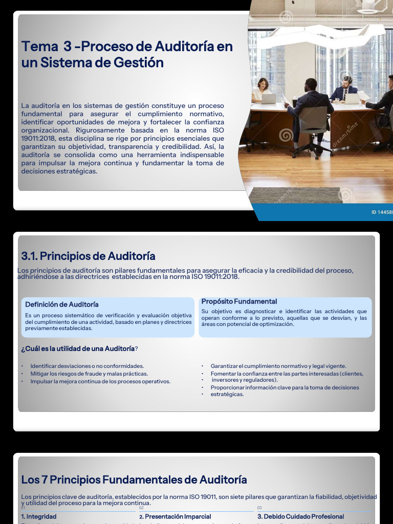 Proceso de Auditoria en Un Sistema de Gestion EQUIPO 3 | PDF ...