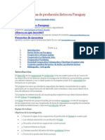 Las Cooperativas de Producción Láctea en Paraguay