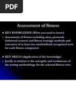 Chapter 9 Assessment of Fitness